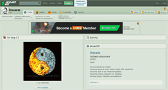 Desktop Screenshot of doscaras.deviantart.com