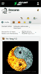 Mobile Screenshot of doscaras.deviantart.com