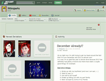 Tablet Screenshot of littlesparks.deviantart.com