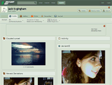 Tablet Screenshot of jack-is-gingham.deviantart.com