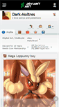 Mobile Screenshot of dark-moltres.deviantart.com