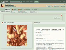 Tablet Screenshot of dark-moltres.deviantart.com