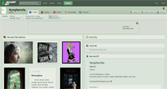 Desktop Screenshot of nympherella.deviantart.com