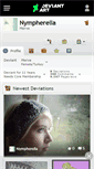 Mobile Screenshot of nympherella.deviantart.com