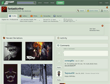 Tablet Screenshot of fantasticn9ne.deviantart.com