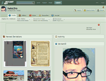 Tablet Screenshot of haloz3ro.deviantart.com
