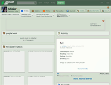 Tablet Screenshot of iuliazar.deviantart.com