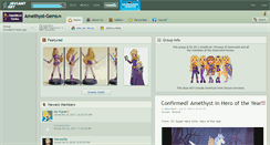 Desktop Screenshot of amethyst-gems.deviantart.com