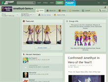 Tablet Screenshot of amethyst-gems.deviantart.com