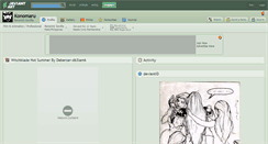 Desktop Screenshot of konomaru.deviantart.com