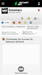 Mobile Screenshot of konomaru.deviantart.com