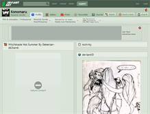 Tablet Screenshot of konomaru.deviantart.com