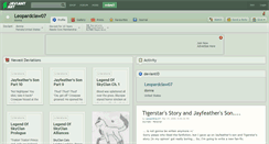 Desktop Screenshot of leopardclaw07.deviantart.com