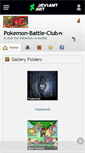 Mobile Screenshot of pokemon-battle-club.deviantart.com