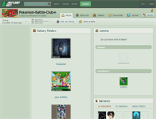 Tablet Screenshot of pokemon-battle-club.deviantart.com