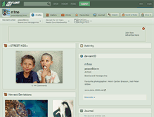 Tablet Screenshot of n1no.deviantart.com
