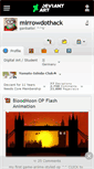 Mobile Screenshot of mirrowdothack.deviantart.com