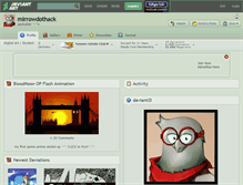 Tablet Screenshot of mirrowdothack.deviantart.com