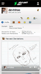 Mobile Screenshot of devinhoo.deviantart.com