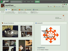 Tablet Screenshot of liquidchaos.deviantart.com
