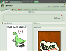 Tablet Screenshot of prestomatic.deviantart.com