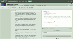 Desktop Screenshot of dragon-wolf-love.deviantart.com
