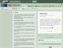 Tablet Screenshot of dragon-wolf-love.deviantart.com