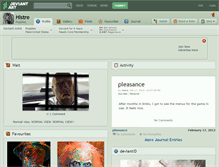 Tablet Screenshot of histre.deviantart.com