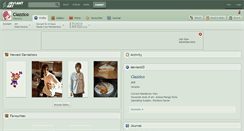 Desktop Screenshot of clazzico.deviantart.com