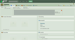 Desktop Screenshot of blazemp.deviantart.com