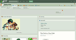 Desktop Screenshot of ferio-x-fuu.deviantart.com