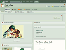 Tablet Screenshot of ferio-x-fuu.deviantart.com