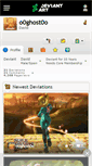 Mobile Screenshot of o0ghost0o.deviantart.com