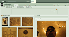 Desktop Screenshot of monkeycat11.deviantart.com