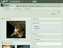 Tablet Screenshot of beshot.deviantart.com
