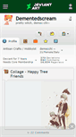 Mobile Screenshot of dementedscream.deviantart.com
