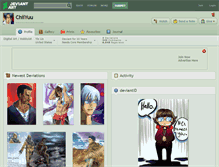 Tablet Screenshot of chiiyuu.deviantart.com