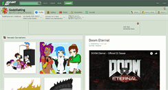 Desktop Screenshot of godzillaking.deviantart.com