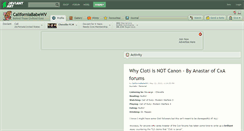 Desktop Screenshot of californiababewv.deviantart.com