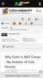 Mobile Screenshot of californiababewv.deviantart.com