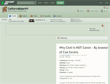 Tablet Screenshot of californiababewv.deviantart.com