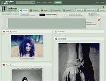 Tablet Screenshot of haikman.deviantart.com