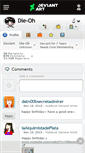 Mobile Screenshot of die-oh.deviantart.com