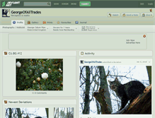 Tablet Screenshot of georgeofalltrades.deviantart.com