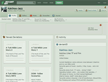 Tablet Screenshot of kaichou-jazz.deviantart.com