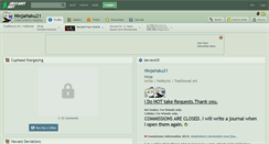 Desktop Screenshot of ninjahaku21.deviantart.com