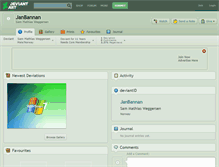 Tablet Screenshot of janbannan.deviantart.com