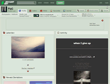 Tablet Screenshot of piag.deviantart.com