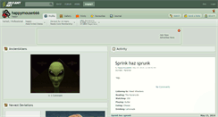 Desktop Screenshot of happymouse666.deviantart.com