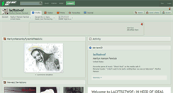 Desktop Screenshot of lacftsstwof.deviantart.com